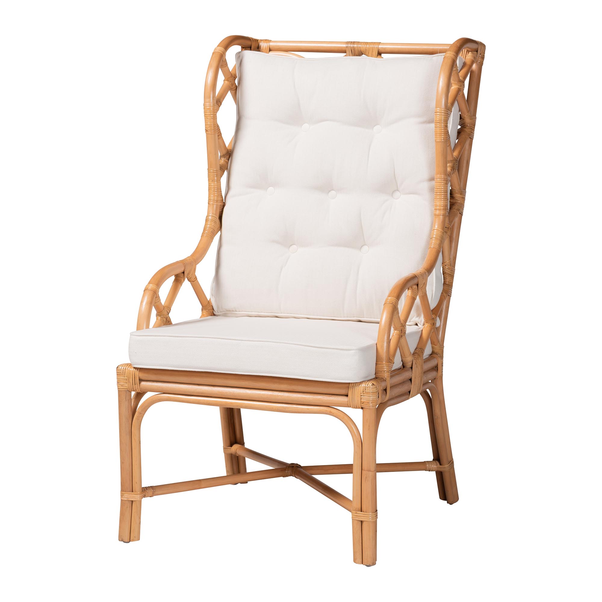 bali & pari Todd Natural Rattan Armchair